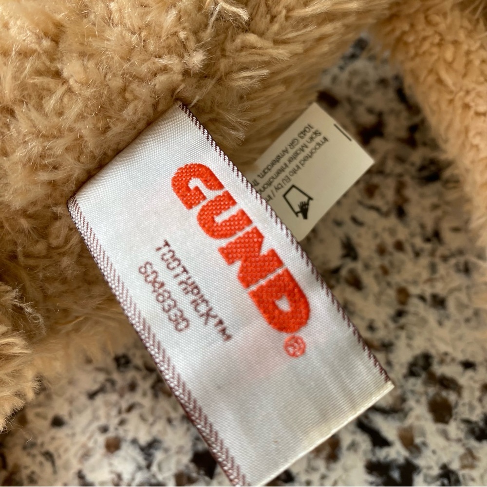 GUND Toothpick Bear 16” NWT - Picture 5 of 6